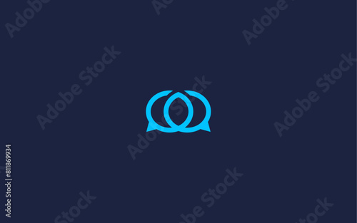 letter w with chat logo icon design vector design template inspiration