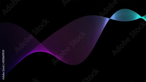 abstract background with glowing lines