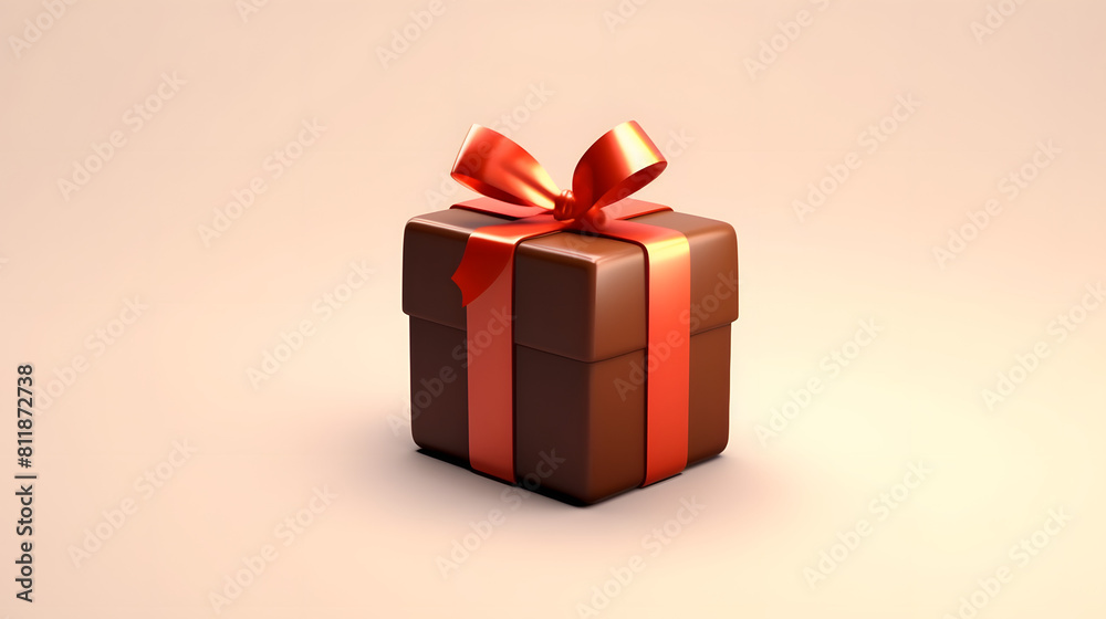 Obraz premium Chocolate Icon Gift 3d