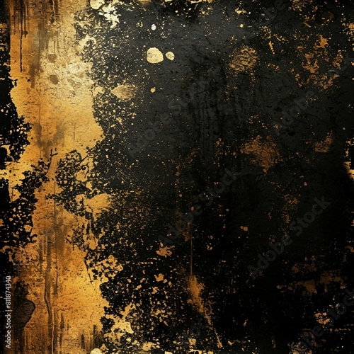 black gold vintage background