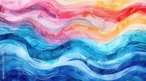 painting wave wallpaper. Bright liquid wallpaper. For banner,Buffaloing dimensions of color-stressed whisper waves,Abstract multicolored background with lines and waves, beautiful vivid wallpaper,