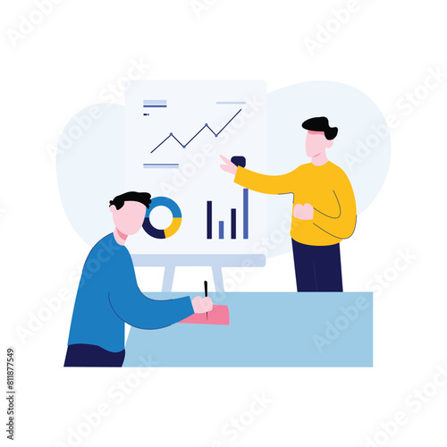 Office Essentials, Business Vector Illustrations