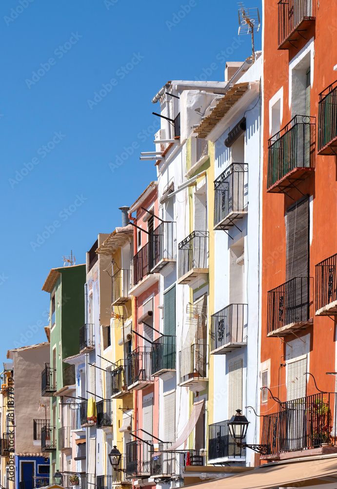Villajoyosa, Costa Blanca, Spanien, die bunte Stadt Villajoyosa, Costa Blanca, Spanien, die bunte Stadt