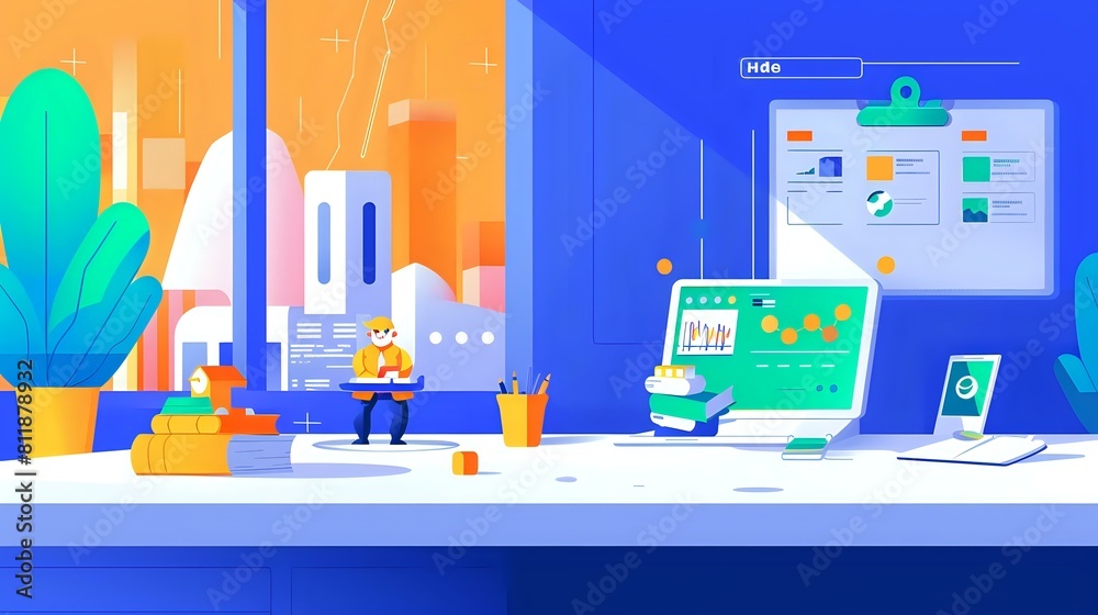 Obraz premium Business Banker's Multifaceted Role: Financial Expertise and Interpersonal Connections