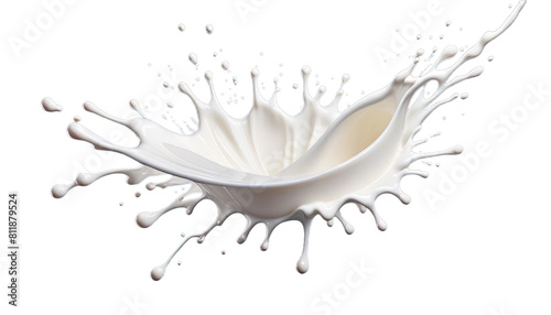 Obraz na płótnie realistic milk splash vector milky 3d jet liquid white illustration background three-dimensional beverage calcium cardbox collection country cream creamy dairy decorative design drink dripped element w salonie