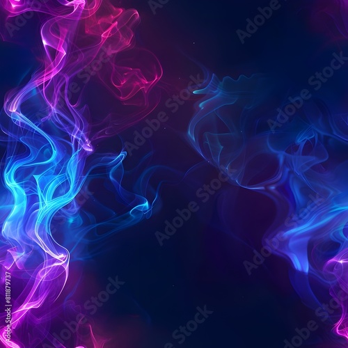 neon smoke tile seamlesss pattern background