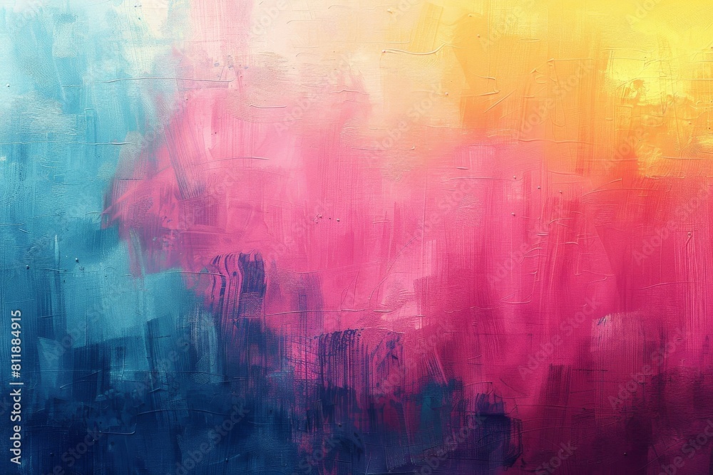 Naklejka premium Vibrantly painted backdrop
