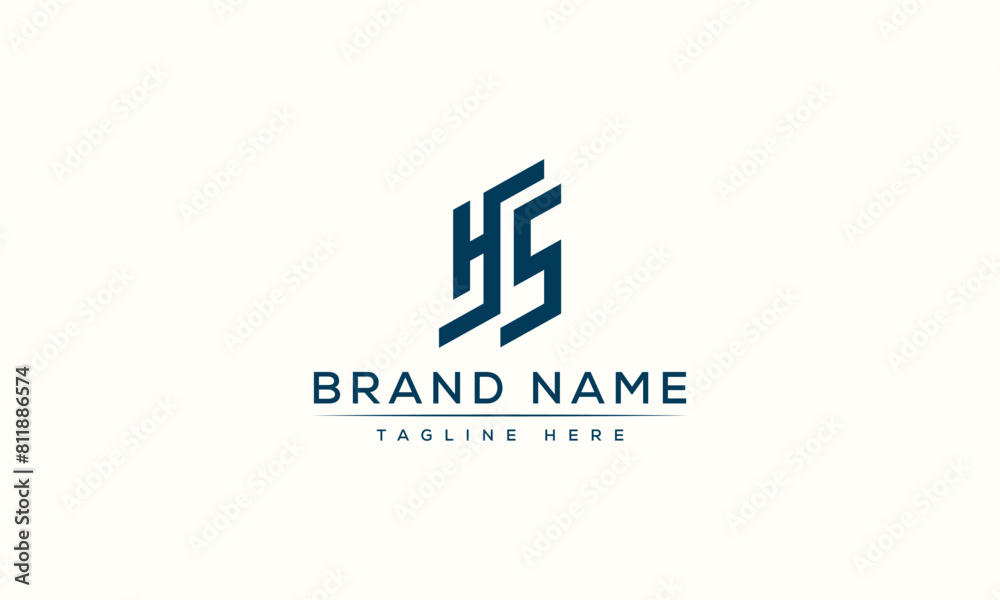 Logo design letter HS . Elegant modern. Vector template. Logo design letter HS . Elegant modern. Vector template.