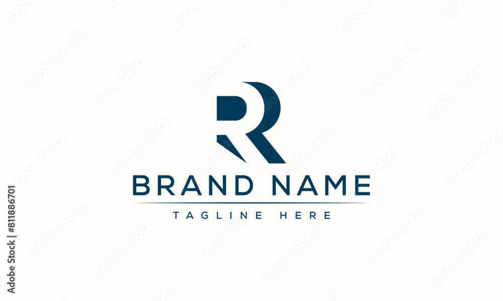 Logo design letter R . Elegant modern. Vector template. Logo design letter R . Elegant modern. Vector template.