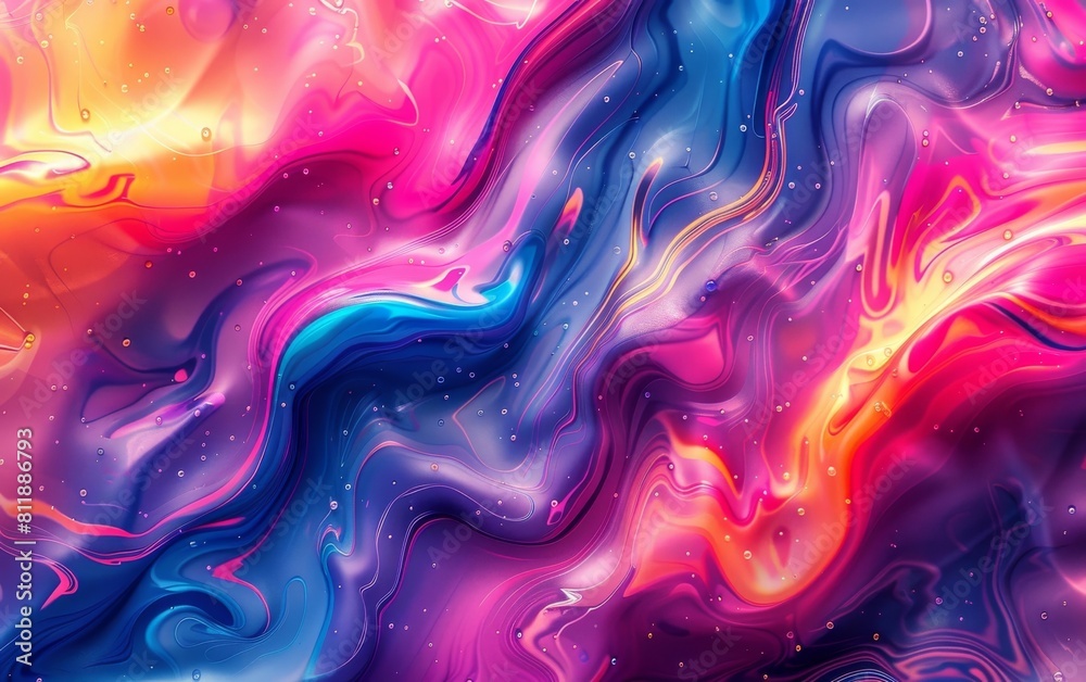 Create a vibrant liquify background poster design layout with abstract colors.