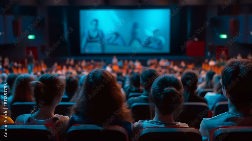 Captured Audience: Engaged Viewers in a Movie Theater Captured Audience: Engaged Viewers in a Movie Theater