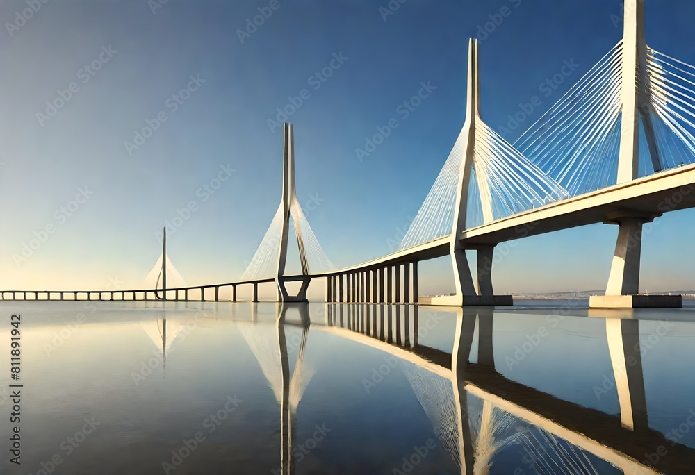 Obraz premium bridge over the river