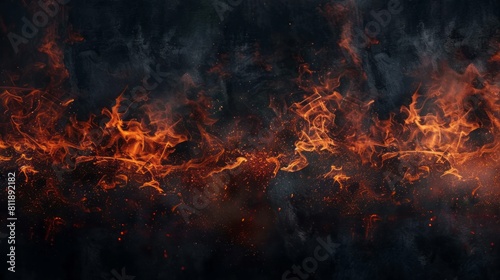 Grudge flame background.