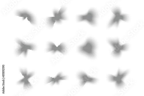 Halftone Star Pattern, Reprographic Technique for Simulating Background Set Minimal Style Dynamic Wallpaper