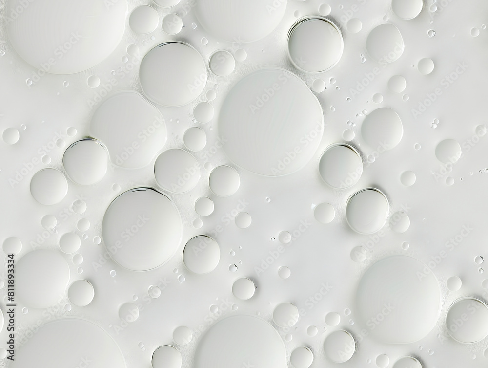 Water droplets on a white surface. Water droplets on a white surface.