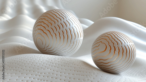 White Gold easter eggs photo