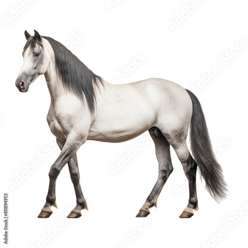 Beautiful Horse on Transparent Background - Ai Generated