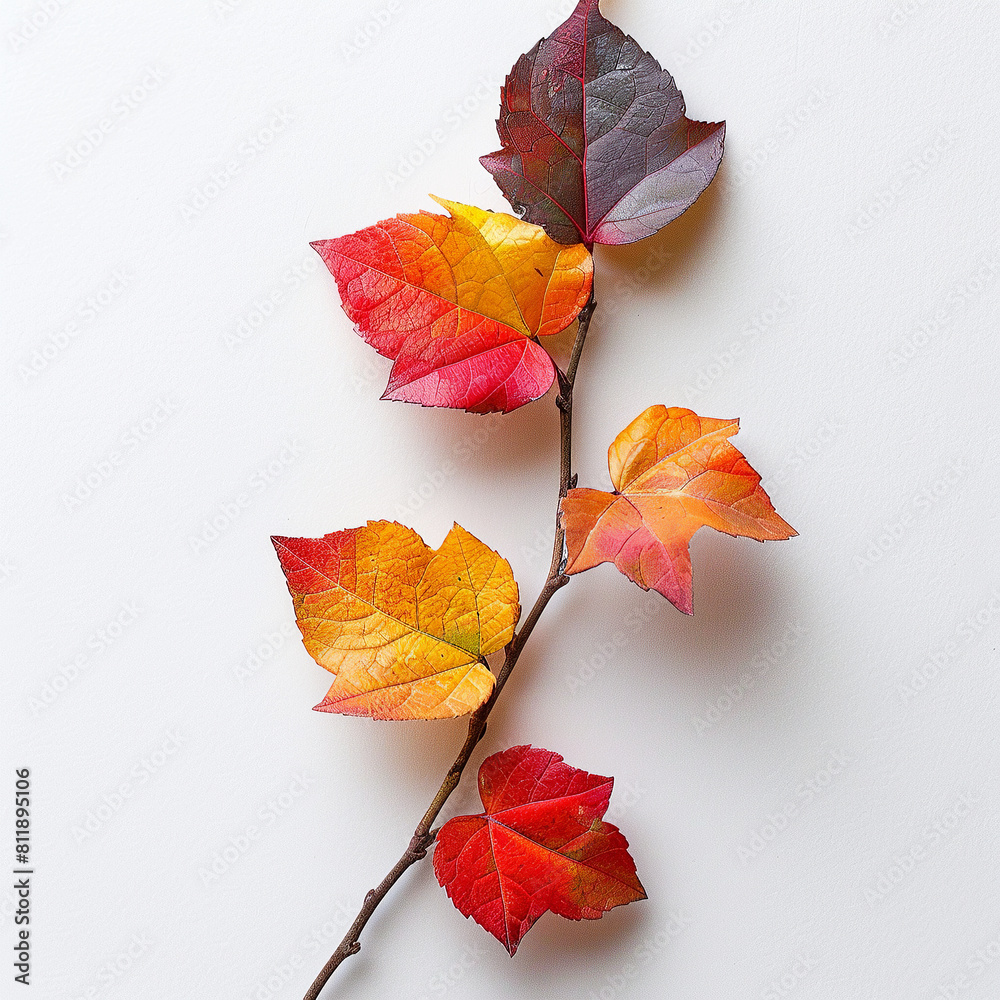 Fototapeta premium red autumn leaves