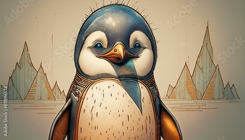 . Create a character sketch of a penguin with a unique personality.oiseau, herons, animal, nature, faune, cormoran, bec, empennage, eau, floride, empennage, bleu, blanc, sauvage, tête, gros plan, oise photo