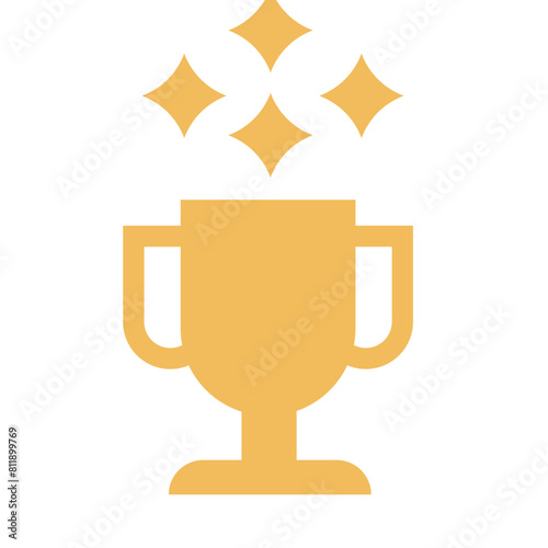 gold trophy cup icon