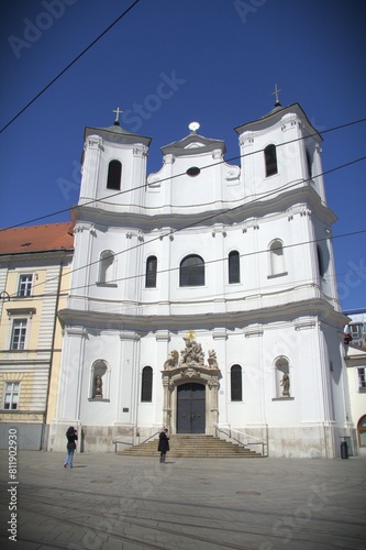 Photography The Holy Trinity Church, a Roman Catholic church in Bratislava