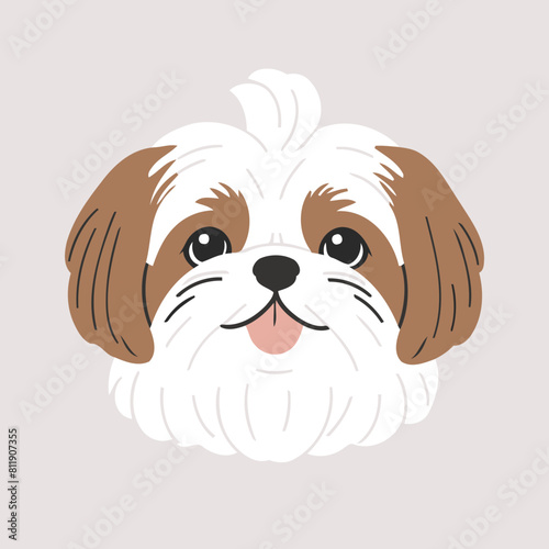 Vector illustration of an endearing Dog for kids' bedtime stories