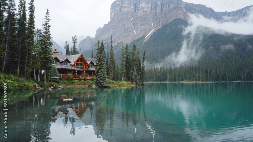 Emerald Lake Lodge is the only property on secluded Emerald Lake,surrounded by breathtaking Rocky Mountains