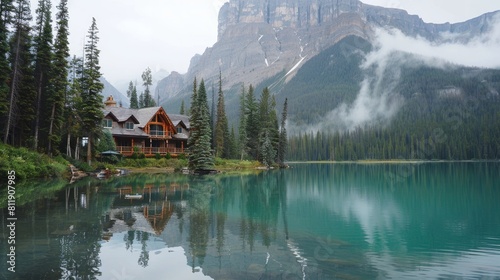 Emerald Lake Lodge is the only property on secluded Emerald Lake,surrounded by breathtaking Rocky Mountains © Nijat