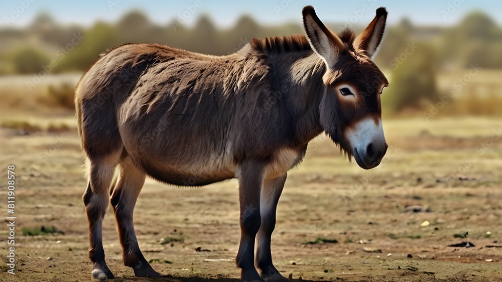 donkey in the field donkey in the field