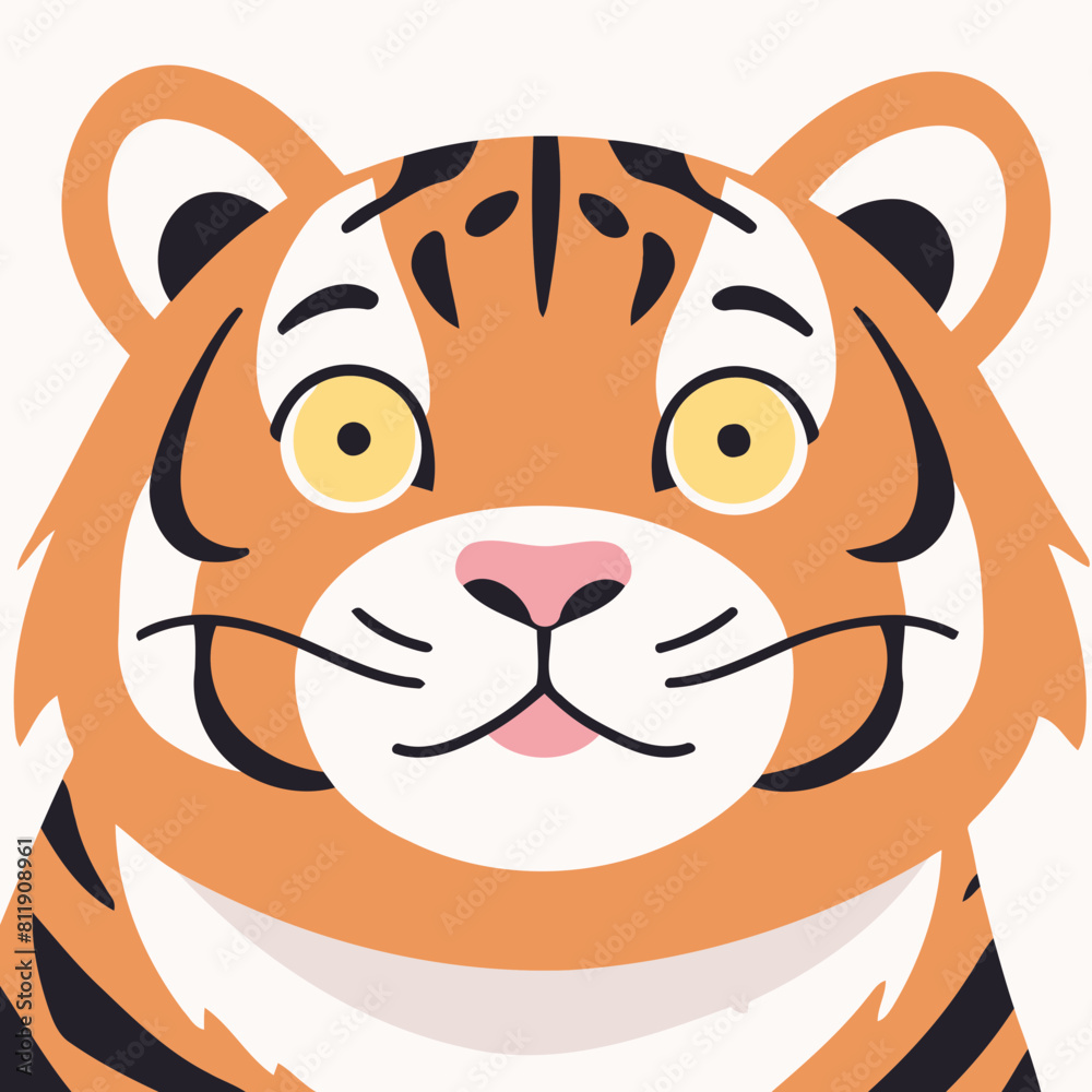 Cute vector illustration of a Animal for toddlers' playful adventures