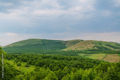 Chifeng City Keshiketeng Banner Beijiang Scenic Avenue passes through Wuxian Grassland photo