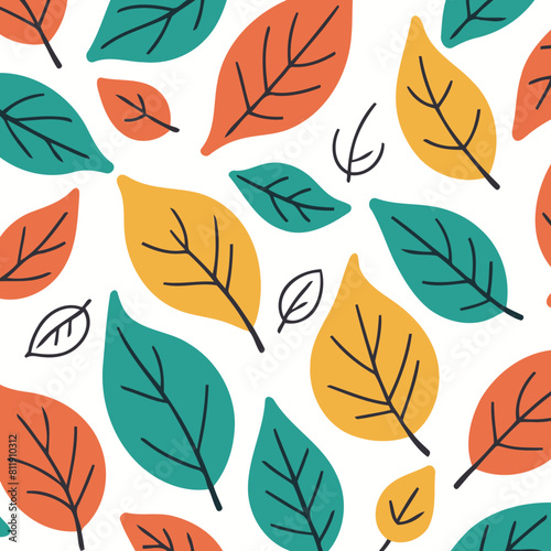 Cute vector illustration of a Leaves for youngsters' imaginative stories