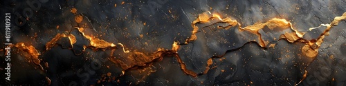 Captivating Abstract Textured Background Resembling Molten Lava or Scorched Earth Geology © prasong.