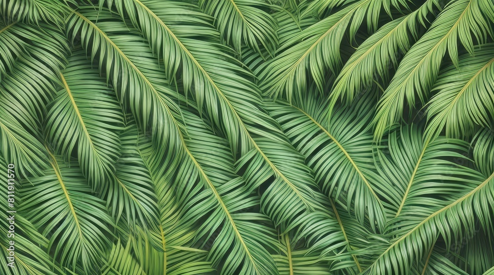 Tropical green leaves background Tropical green leaves background