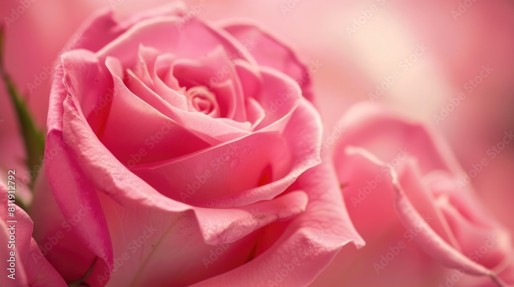 Delve into the enchanting world of up close pink roses with a mesmerizing macro shot Delve into the enchanting world of up close pink roses with a mesmerizing macro shot