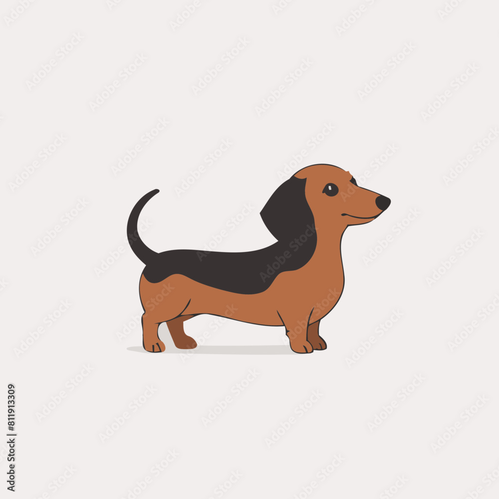 Cute Dog for preschoolers' storybook vector illustration Cute Dog for preschoolers' storybook vector illustration