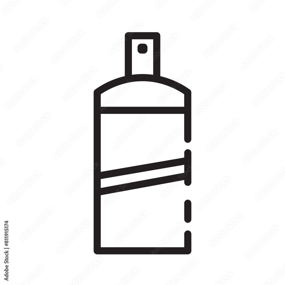 Beauty Hairspray Lacca Line Icon