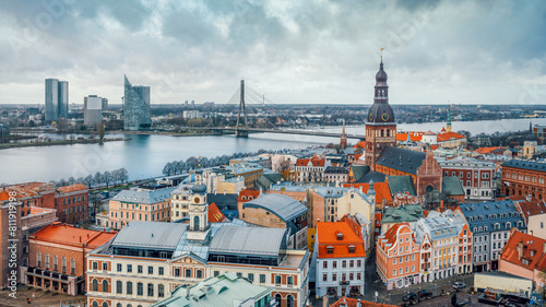 the opld town of riga, latvia