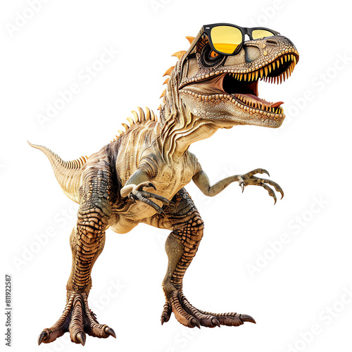 The Albertosaurus dinosaur was a bipedal predator that stood 30 feet tall