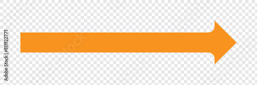 Horizontal dual thin long straight double ended arrow. Contour isolated vector image on white background. long double ended arrow. In eps 10.