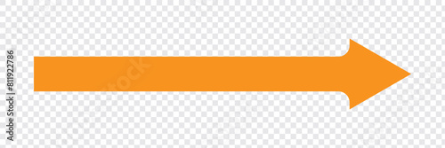 Horizontal dual thin long straight double ended arrow. Contour isolated vector image on white background. long double ended arrow. In eps 10.
