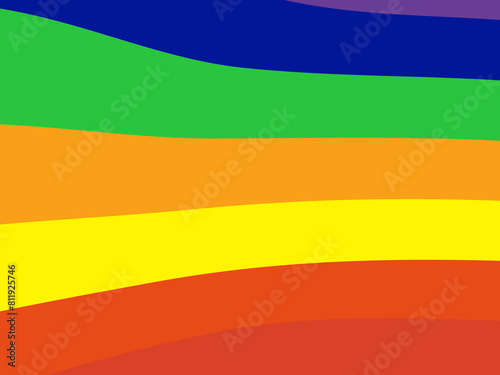 LGBTQ Pride Rainbow Background. LGBTQIA  Gay Pride Rainbow Flag Background.