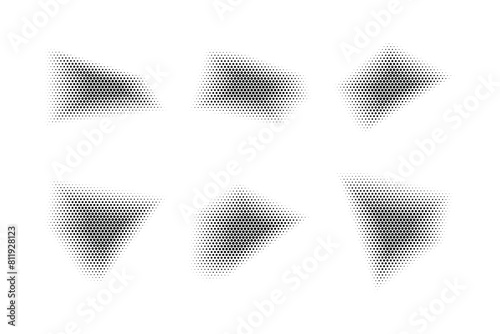  Halftone Hexagon Pattern, Reprographic Technique for Simulating Background Set Minimal Style Dynamic Wallpaper