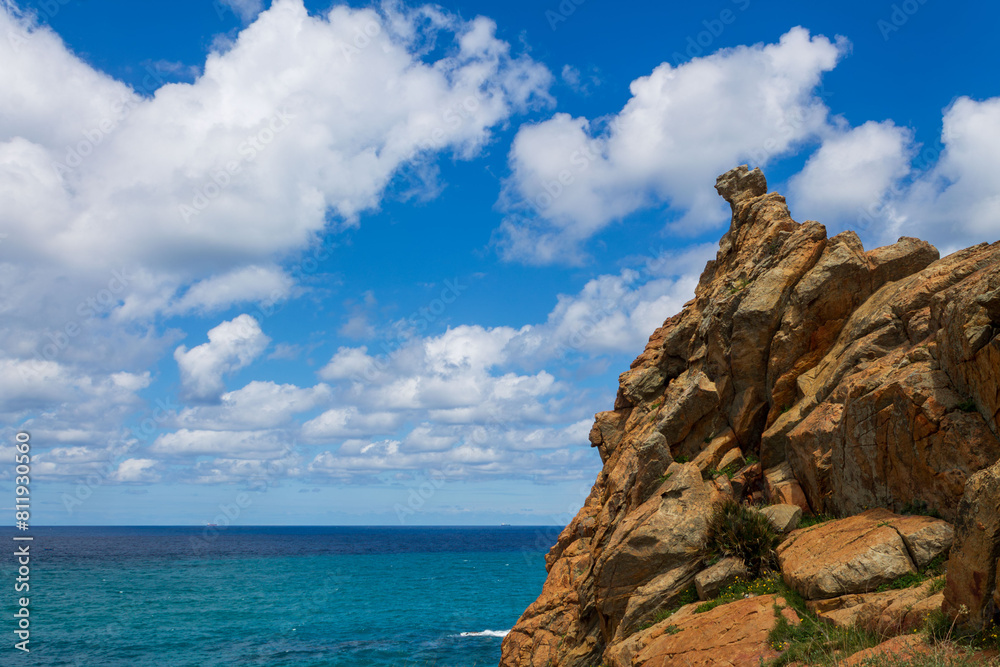 Fototapeta premium rock and sky Marocco