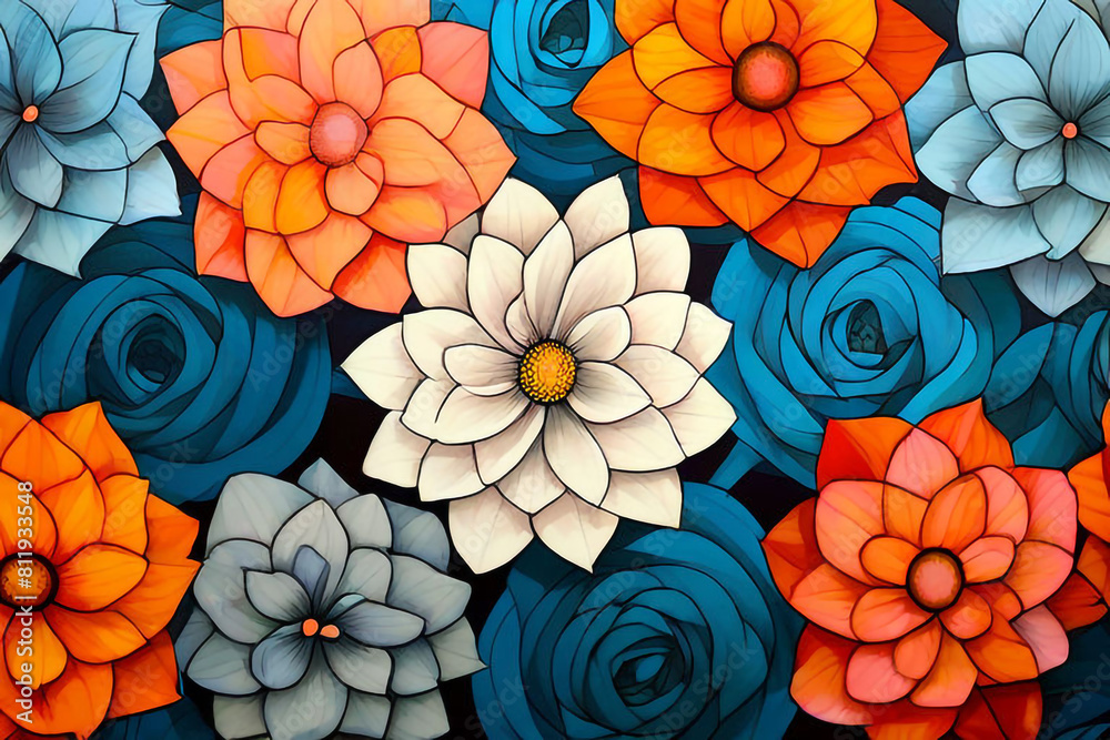 seamless floral pattern seamless floral pattern