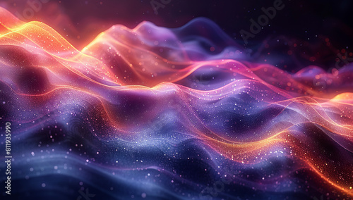 Artistic Smooth Gradient Background with a Spectrum of Colors