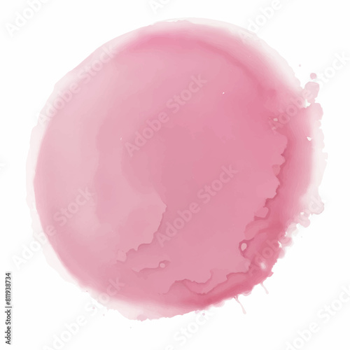 Abstract Pink watercolor background. Watercolor splash	