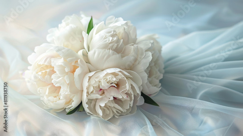 white peonys flower bouquet on pastel copy