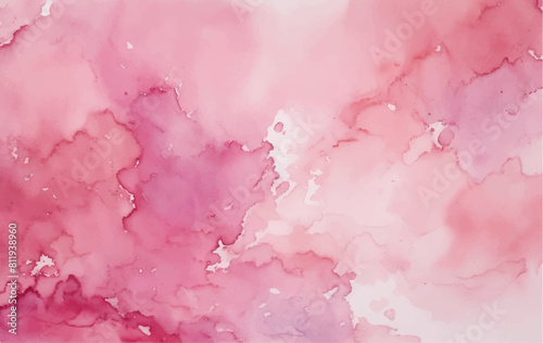 Colorful Abstract Watercolor Painting With Brush Texture Background, Pink watercolor