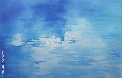 Light Blue Creative Brush Watercolor Style Background